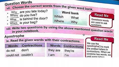 Unit 11, The Fox and The Stork, Part 9, Activities, Grade 4, One Nation One Curriculum