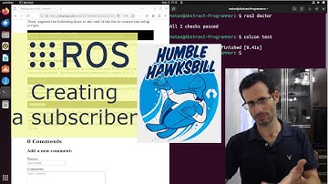 Ros 2 tutorial - Implementing a custom subscriber (Python)