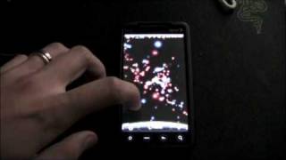 Android 3D Live Wallpaper: Particle Storm screenshot 2