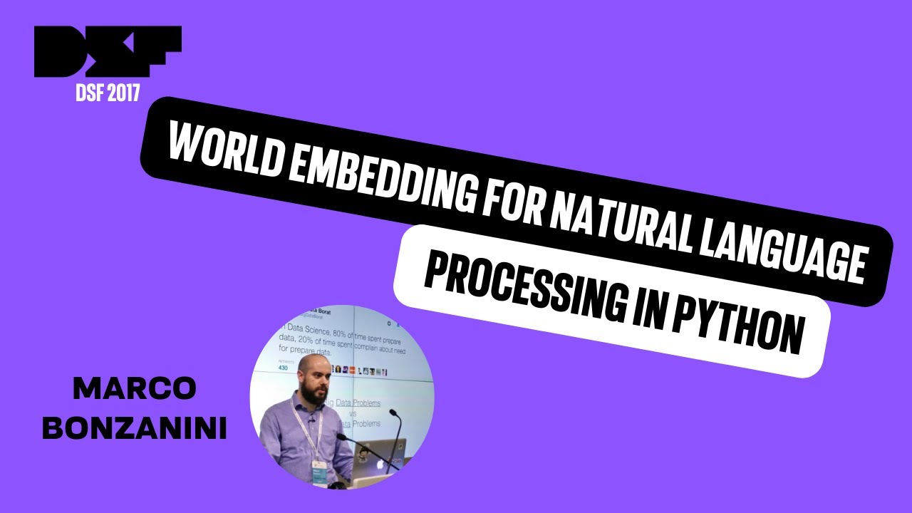 World embedding for natural language processing in python - Data ...