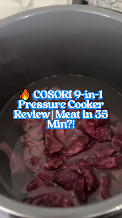 🍖 Cook Tender Meat in UNDER 35 Minutes?! COSORI 9-in-1 Pressure Cooker Test   Review 🔥