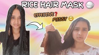 Mummy Papa Made Fun Of My Hair Mask ?? | Rice Hairmask *Honest Opinion * | Lockdown Vlogs