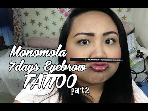 First Impression: Monomola Eyebrow Tattoo part2