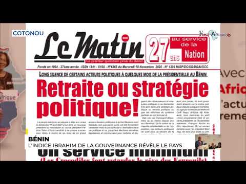First Afrique Tv vous présente LA REVUE DES TITRES du Mercredi 18 Novembre 2020
