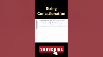 String Concatenation in Java #shorts #java