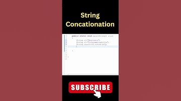 String Concatenation in Java #shorts #java