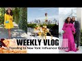 😱WEEKLY VLOG: TRAVELING TO NEW YORK DURING FASHION WEEK / Influencer Brunch 💕  | Msnaturally Mary