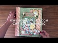 Graphic 45 Christmas Magic Mini Album Walk Thru