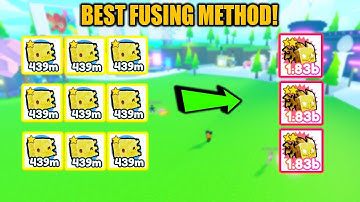 *NEW* BEST FUSING METHOD! CHEAPEAST / FASTEST WAY TO GET BLURRED AGONYS! | Pet Simulator X