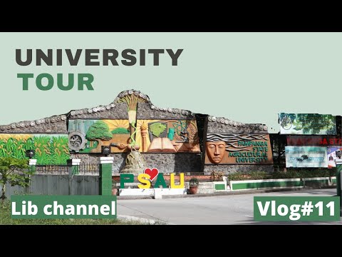 Tour in Pampanga State Agricultural University (PSAU) Lib channel | Life after retirement Vlog #11