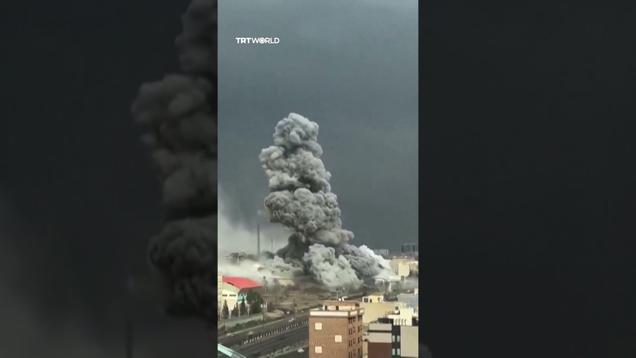 Buildings damaged as US and Israeli missiles hit targets across Iran