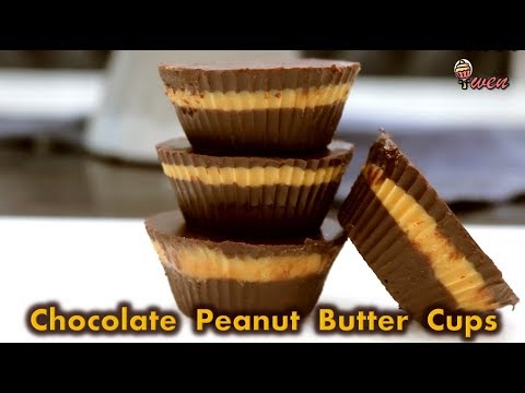 巧克力花生杯食谱|免烤食谱How to Make Chocolate Peanut Butter Cups (Reese’s)| No Bake Recipe Thank You 10K SUBS~