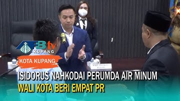 Wali Kota Kupang Lantik Isidorus Lilijawa, Empat PR Menanti Dirut Baru Perumda Air Minum