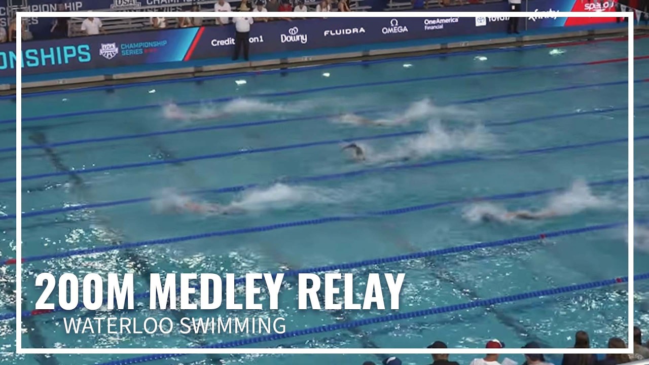 Waterloo Swimming Victory in 200M Medley Relay | 2026 Speedo Junior Nationals