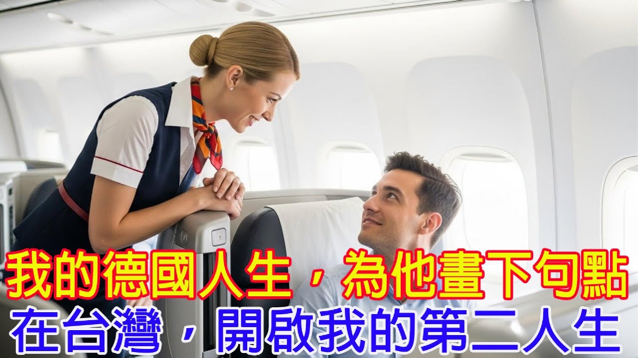 「我為了這位臺灣男人放棄了在德國的一切！」——曾經說自己最討厭飛往臺灣航班的德國空服員，如今卻說出這句話。