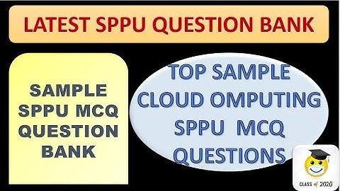 SPPU MCQs Cloud Computing |SPPU MCQ Question Bank|Final Year MCQ exam updates #punericomputer
