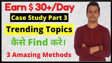 🤑 Earn $30Day From Adsense - How To Find Trending Topics 🔥 Make Money Online Hindi  BloggingQnA