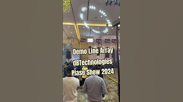 dBTechnologies quá hot, cấu hình 8 full 3 sub khiêm tốn nhất hội. Demo tại Plase Show 2024