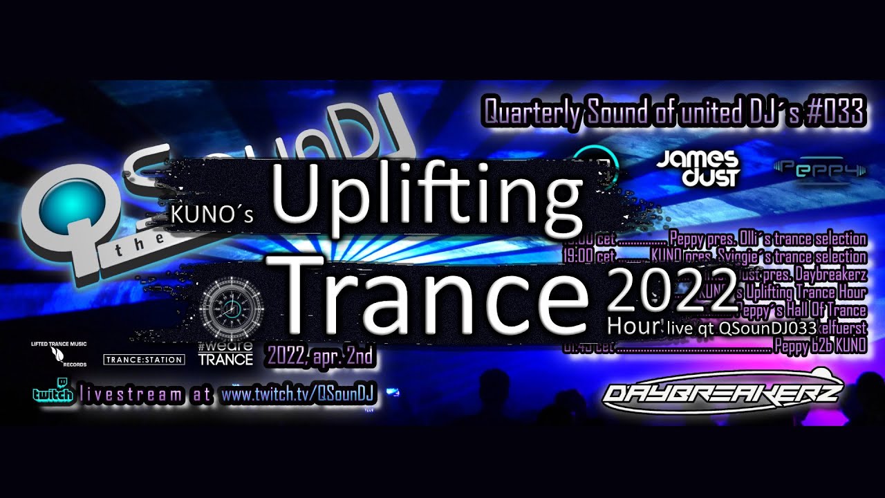 KUNO´s Uplifting Trance Hour  live at QSounDJ033 [april 2nd, 2022] I 🎵 best of