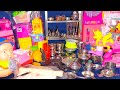 9:00minutes satisfying with unboxing Hello kitty kitchen sets ASMR l mini kitchen decoration review 