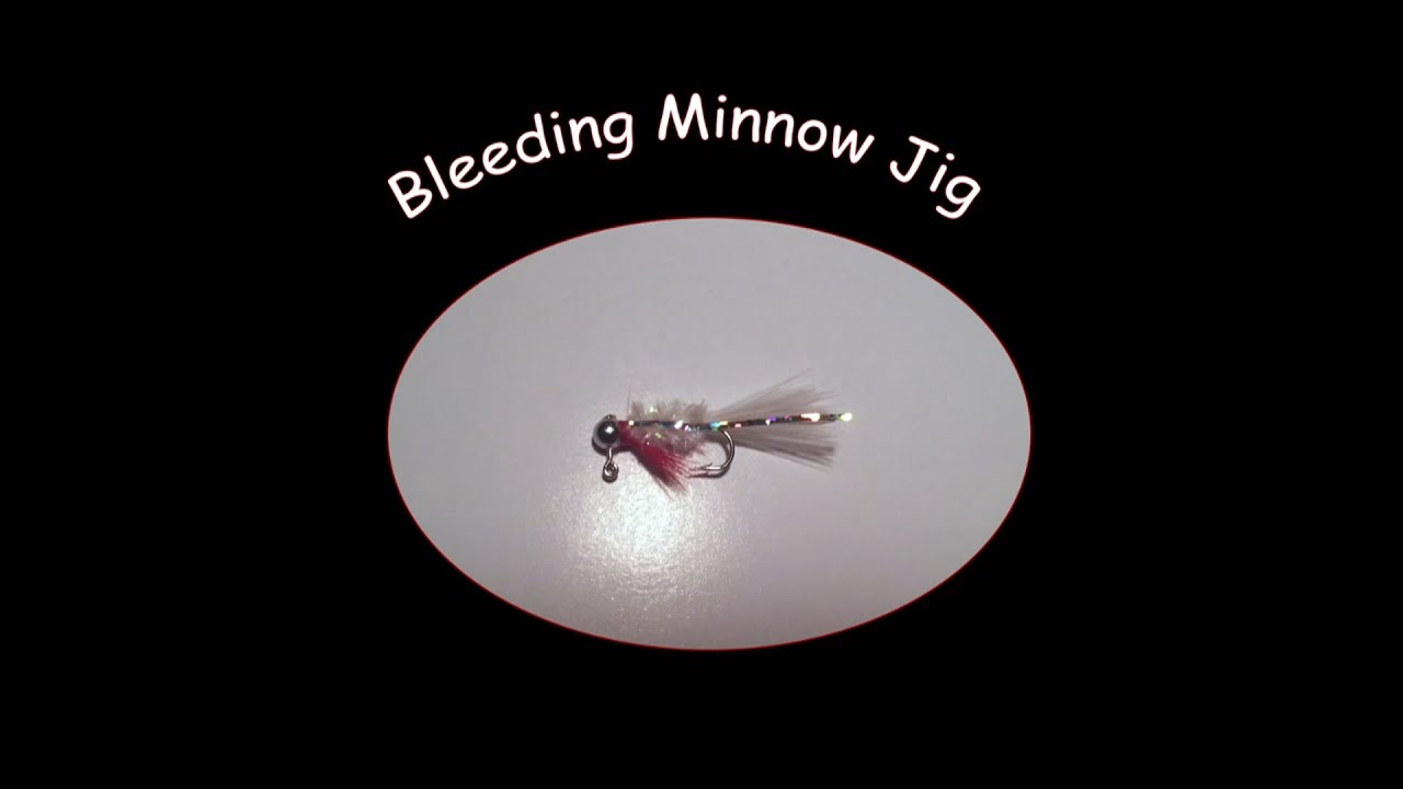 Fly Tying Session: Bleeding Minnow Jig Fly - YouTube