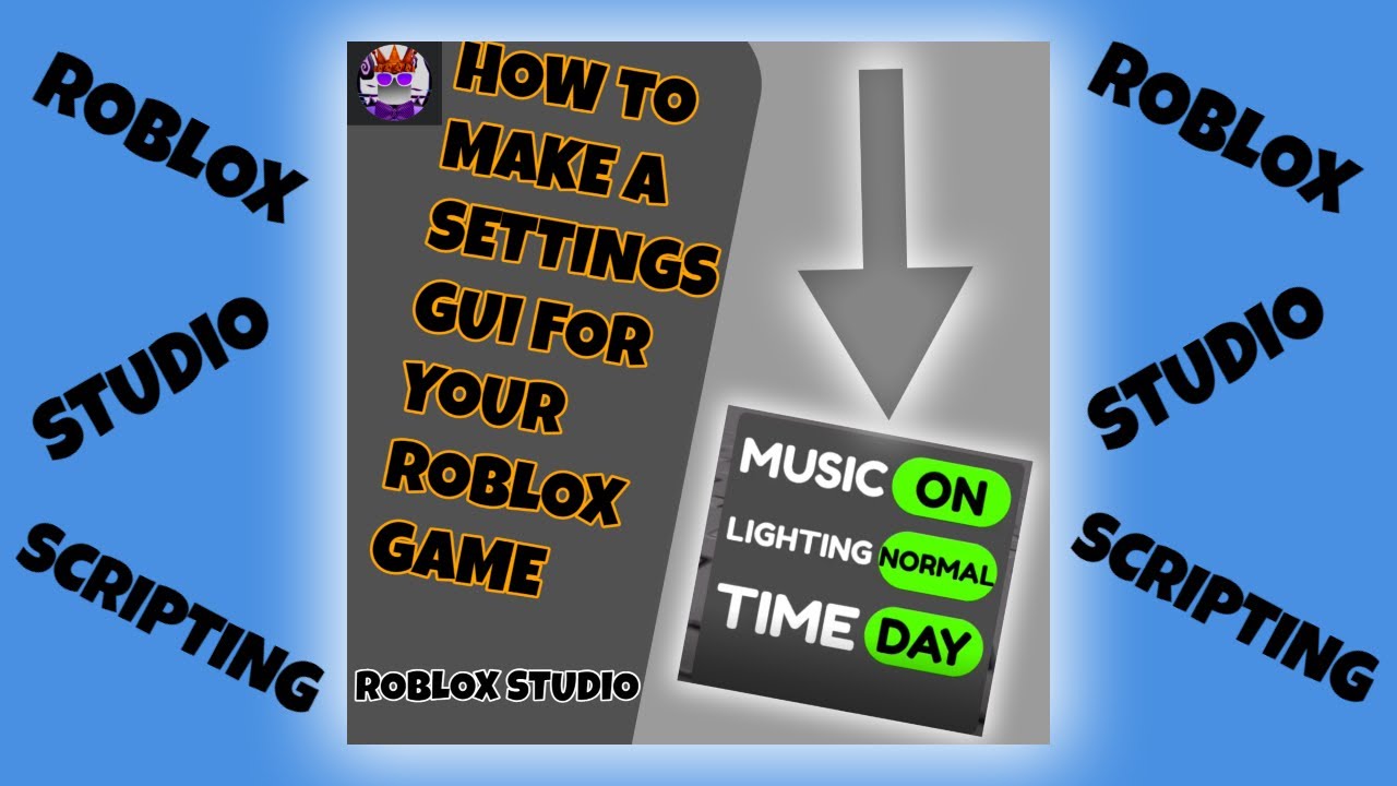 How to make a Settings Gui in Roblox! 