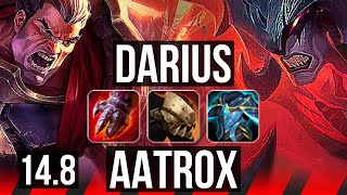 DARIUS vs AATROX (TOP) | Dominating | NA Master | 14.8