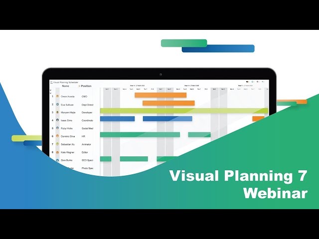 Visual Planning | CLASSROOM SCHEDULING Webinar 2020