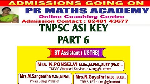 60   B  /ANSWER KEY PART 6/TNPSC ASI STATISTICAL SERVICES 29 JANUARY 2023  Maths Major/Ugtrbmaths