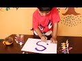ABC Phonics Painting For Kids | Abcd's Writing With Water Colors By Minnu | My Kids Rhymes