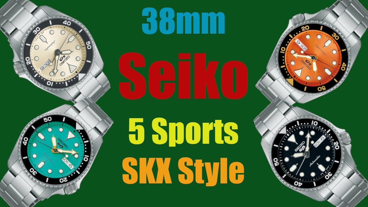 First Thoughts: New 38mm Seiko SKX Sports Style Watches - YouTube