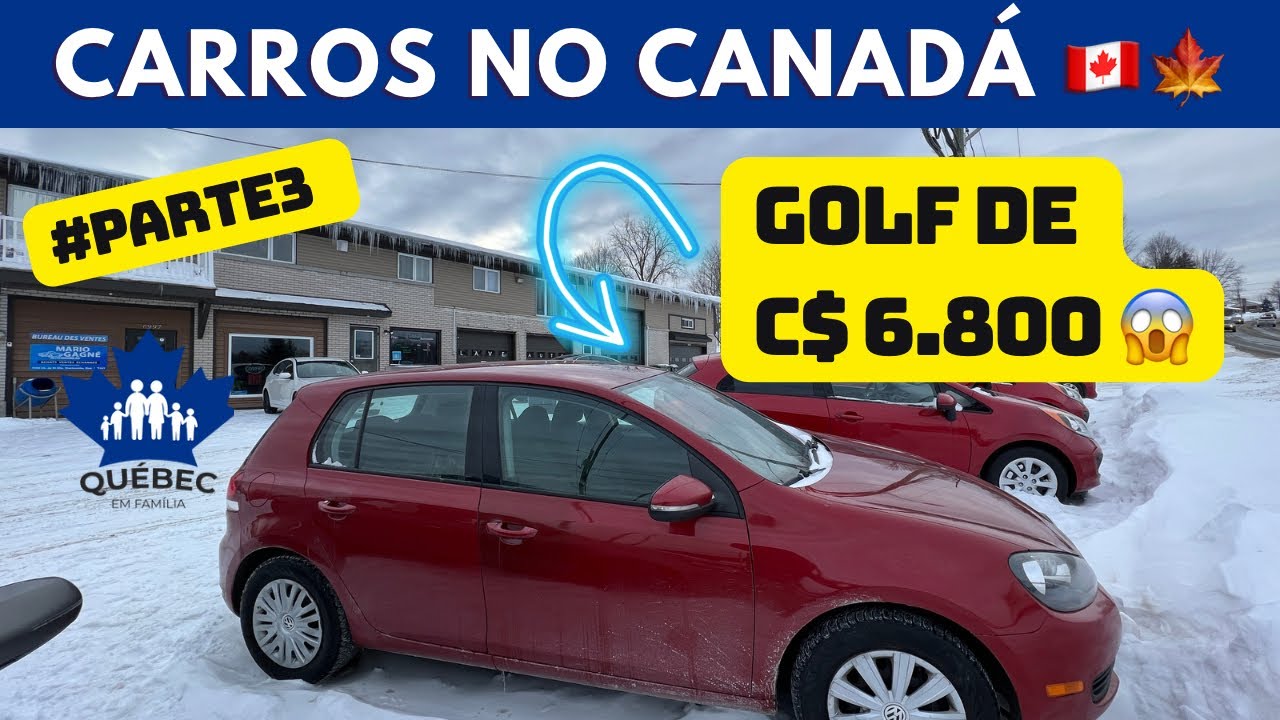 CARROS NO CANADÁ 🇨🇦 🍁 (