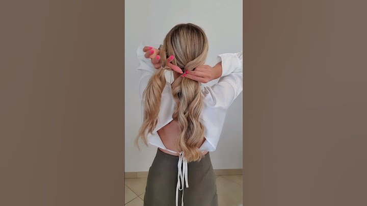 🍸💍COIFFURE PONYTAIL FACILE POUR ALLER A UN MARIAGE