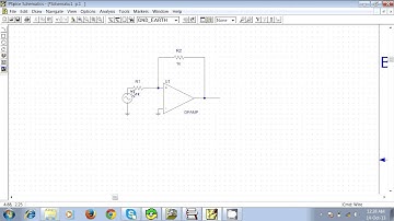 How to make an Inverting Amplifier in PSpice Schematics