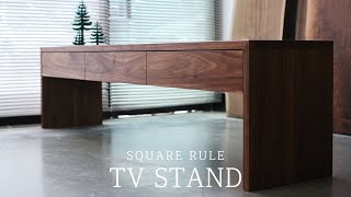 SQUARERULE FURNITURE  Making a Korean Traditional Style a Nest Of Drawers  TV STAND