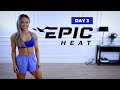 Depleted lower body workout  leg day  epic heat  day 3
