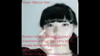 GISELLE PENCURI HATI WITH LIRIK  VIDEO YOUTUBE MP3 DOWNLOAD CHORD