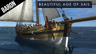 Naval Action Gameplay - NEW Ship, the Cutter!  Naval Action Age of Sail!