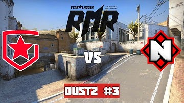 ГРУППА А. NEMIGA vs GAMBIT. Map-3 Dust2. StarLadder CIS RMR 2021