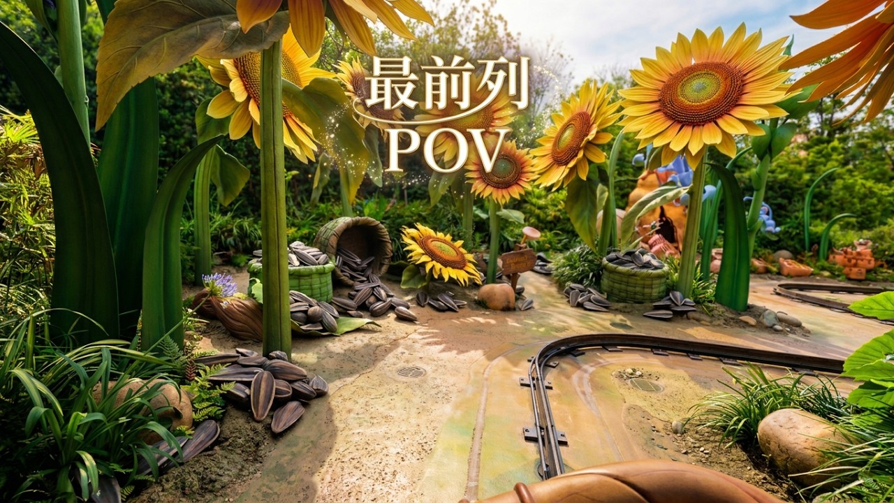 乗った気分になれる】ティンカーベルのビジーバギー最前列POV！妖精の