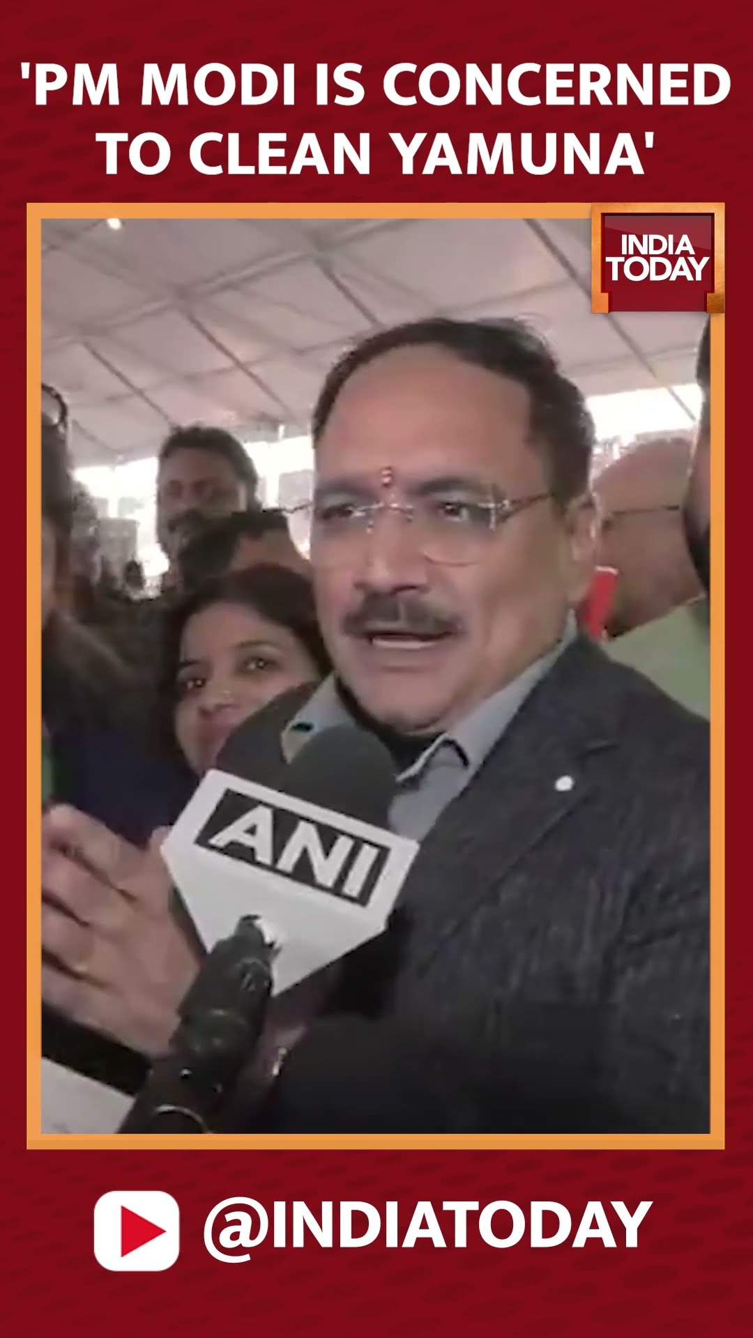 Delhi BJP State President Virendra Sachdeva Says PM Modi Is Concerned About Cleaning Yamuna #shorts