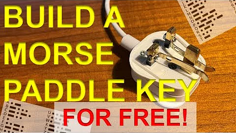 Build a Morse Paddle Key - For Free!