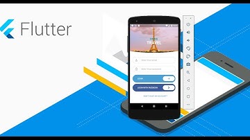 Flutter UI Design - Travel App Login Screen - Speed Code