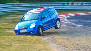 NÜRBURGRING Lucky Driver, Bad Driving &amp; Highlights Nordschleife Touristenfahrten