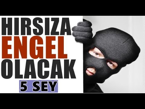 Evine Hırsız Girmesine Engel Olacak 5 ŞEY !