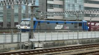 JR貨物 EF210-148号機 貨物列車 静岡駅付近を走行 静岡機関区 2019.7.26