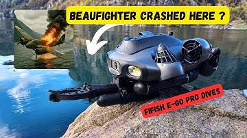 Exploring the depths for a lost WW2 RAF Beaufighter. Fifish E-Go Pro dives. #UnderwaterExploration