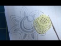 Video-tutorial Nº16/1 CROCHET IRLANDES Como tejer desde un dibujo. Flor a crochet desde el dibujo