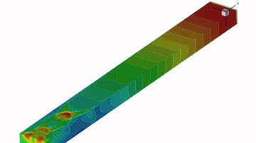 Viscous shock wave reflection in 3D rectangular shock tube