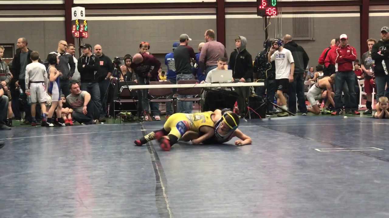 Joshua vs McCrae, P (Hastings Wrestling) Badgerland Nationals YouTube